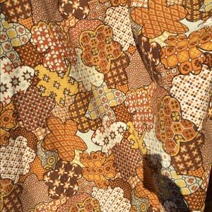 1970’s fabric flower pattern